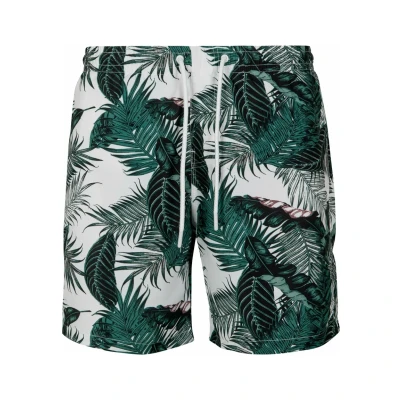 Afbeelding van Urban Classics Pattern Zwemshorts, Heren, Maat: XL, Green