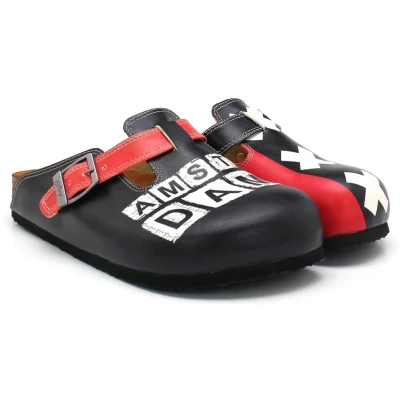 Afbeelding van Goby Amsterdam XXX Clogs Handgemaakt Premium Kwaliteit Maat 41