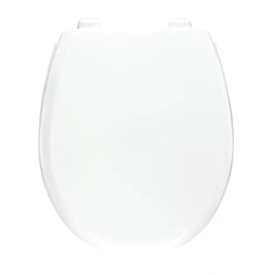 Afbeelding van Wirquin, Blanc 20719017 Wc bril Neon Thermoplastisch U vorm met kunststof scharnieren Lock