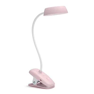 Afbeelding van Philips Donutclip, LED tafellamp, 2,3 W, flexibel vormbaar, koel wit licht (4.000 K), dimbaar, roze