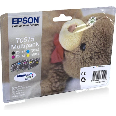 Afbeelding van Epson Inktcartridge T0615 zwart 3 kleuren