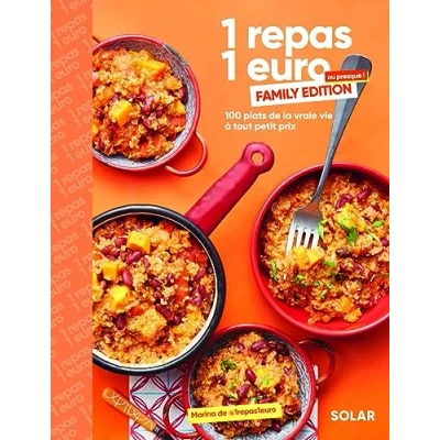 Afbeelding van 1 repas euro family edition: 100 plats de la vraie vie à tout petit prix