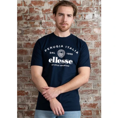 Afbeelding van Ellesse Pepito TEE Tshirt print, Heren, Maat: 48, Navy