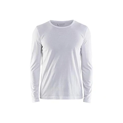 Afbeelding van Blaklader 35001042 T shirt met lange mouwen, wit, maat XS