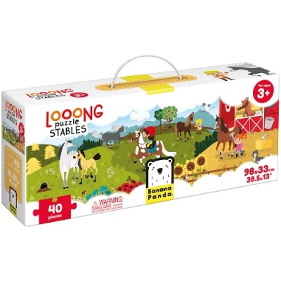 Afbeelding van Banana Panda puzzel paardenstal 3+