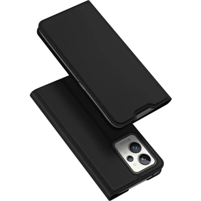 Afbeelding van Realme GT2 Pro Hoesje Kunstleder Dux Ducis Bookcase Zwart Telefoonhoesje
