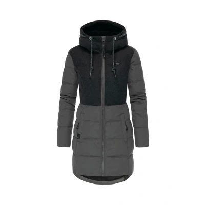 Afbeelding van Ragwear Ashani Block INTL Parka, Dames, Maat: 3XL, Stone grey