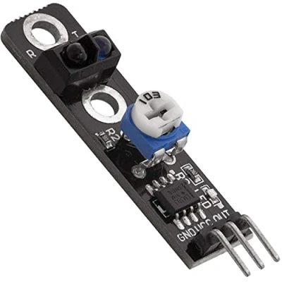 Afbeelding van AZDelivery KY 033 Lijnen Folger Line Tracking Sensor Module TCRT5000 compatibel met Arduino Inclusief E Book! 1