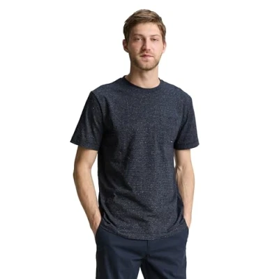Afbeelding van TOM Tailor MIT Brusttasche Tshirt basic, Heren, Maat: Large, Navy multicolor nep