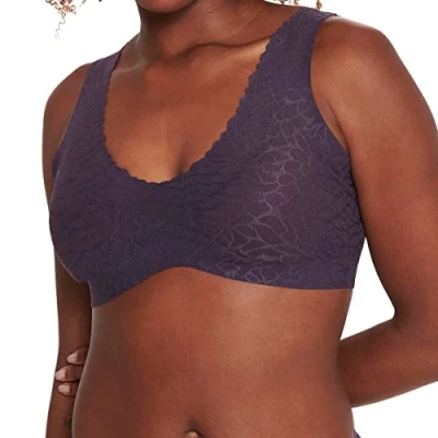Afbeelding van Sloggi FEEL 2 0 Bustier, Dames, Maat: Large, Blueberry