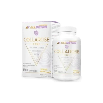 Afbeelding van Alldeynn Collarose Vis collageen 180 pastilles 90 servings Hyaluronzuur Biotin Vrouwen Supplement Nutriworld
