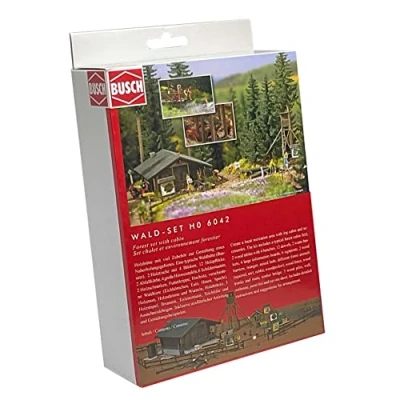 Afbeelding van Busch Motiv set »wald set« H0 (Bu6042) modelbouwsets, hobbybouwspeelgoed voor kinderen, modelverf en accessoires