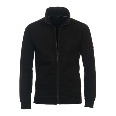 Afbeelding van Casa Moda Casual Fit Vest zwart, Effen