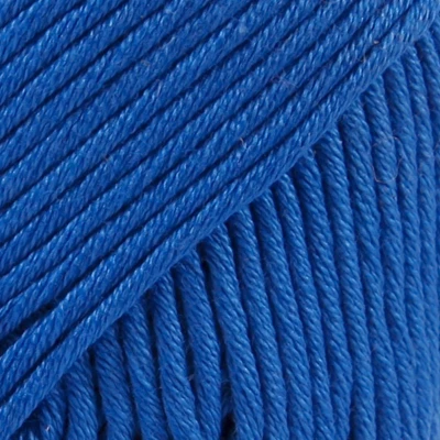 Afbeelding van DROPS Muskat Uni Colour 15 koningsblauw Katoen Garen