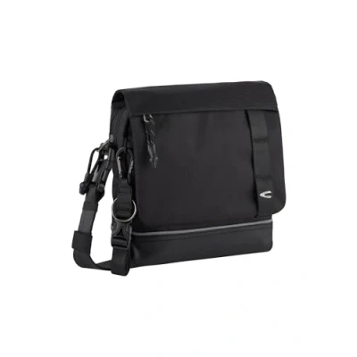 Afbeelding van camel active schoudertas Connect Flap Bag Black zwart