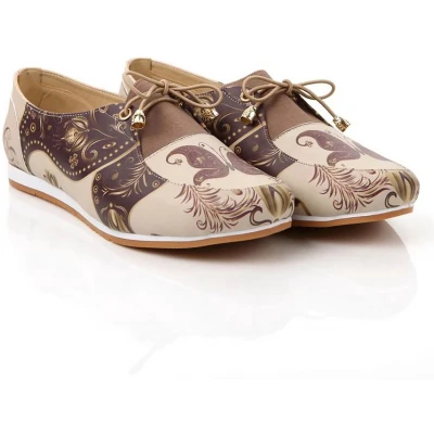 Afbeelding van GOBY Pattern Ballerinas Sandalen Hoge kwaliteit Handmade Meisjesprint Maat 40