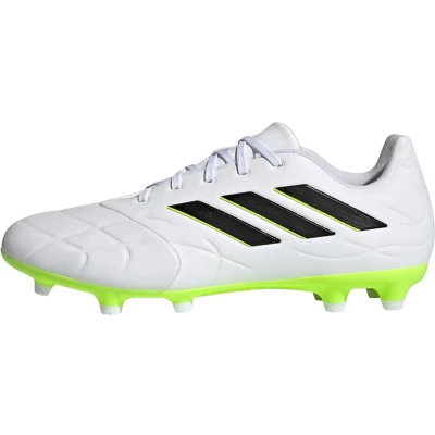 Afbeelding van adidas Performance Copa Pure.3 FG Sr. leren voetbalschoenen wit/zwart/geel