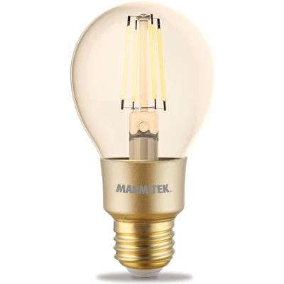 Afbeelding van Marmitek GLOW MI Smart Wi Fi LED filament bulb M E27 650 lumen 6 W = 40 Smartverlichting Transparant