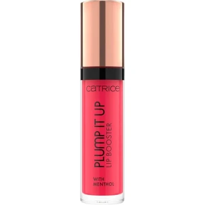 Afbeelding van Catrice Plump It Up Lip Booster, nr. 090, rood, verkoelend, kleureffect, vergrotend, glanzend, veganistisch, zonder alcohol, parabenen, microplastic deeltjes, per stuk verpakt (3,5 ml)