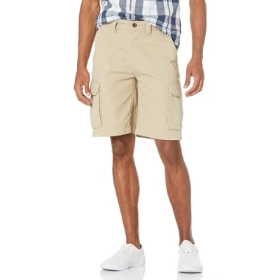 Afbeelding van Amazon Essentials Klassieke cargoshort voor heren (verkrijgbaar in groot en lang), kaki bruin, 52W