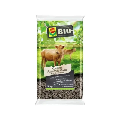 Afbeelding van COMPO Bio Koemest 100% natuurlijk voor sier en moestuin verbetert de bodem zak 10 kg (15L)
