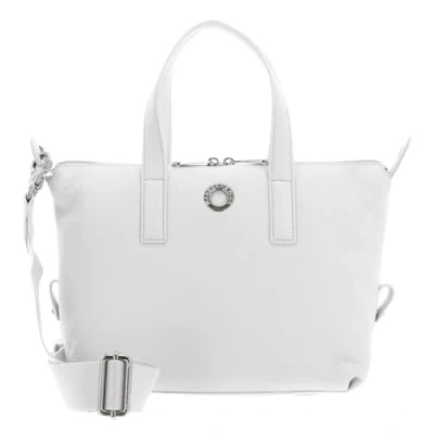 Afbeelding van Mandarina Duck Mellow Leather Topcase voor dames, Nimbus Cloud