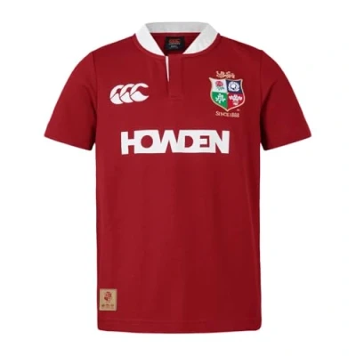 Afbeelding van Canterbury Unisex volwassen Britse en Ierse leeuwen klassieke jersey met korte mouwen, rood dahlia, 3X Large