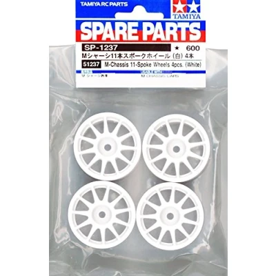 Afbeelding van Tamiya 300051237 M chassis velgen Suzuki Swift (4), wit