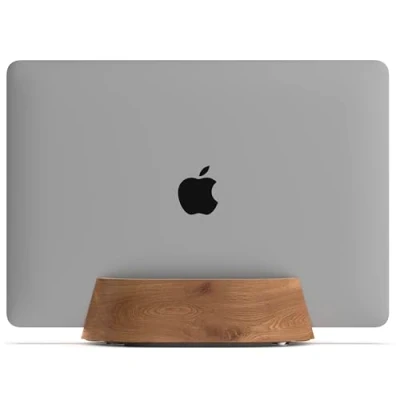 Afbeelding van HumanCentric Laptophouder, verticale laptopstandaard, verstelbare houder en dock, laptopstandaard voor laptop, past op MacBook Pro andere laptops, 5 tot 1,5 inch, staande laptophouder