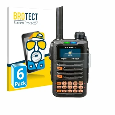 Afbeelding van BROTECT Screenprotector voor Yaesu FT 70DR Folie Beschermfolie matte (6 Stuks)