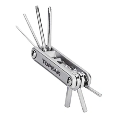Afbeelding van Topeak Unisex X Tool+ minispeelgoed, voor volwassenen, zilver, 11 functies