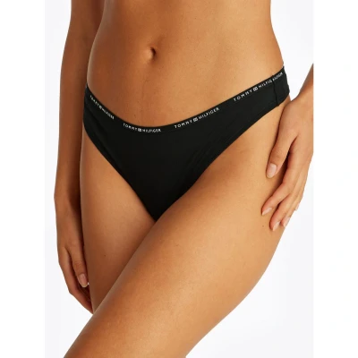 Afbeelding van Tommy Hilfiger Everyday Thong String, Dames, Maat: 40 42, Black