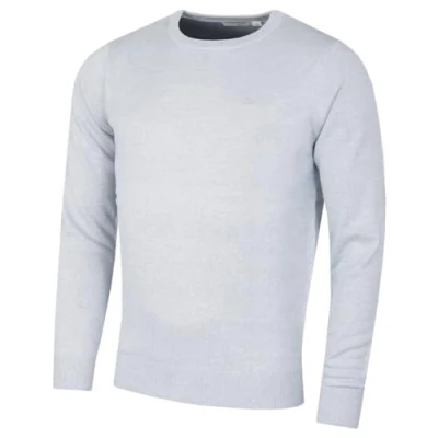 Afbeelding van Calvin Klein Heren trui met ronde hals Lichtblauw Gemêleerd M