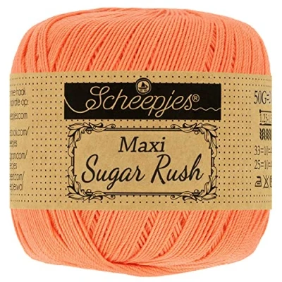 Afbeelding van Scheepjes Maxi Sugar Rush 410 Rich Coral Garen 10x50g