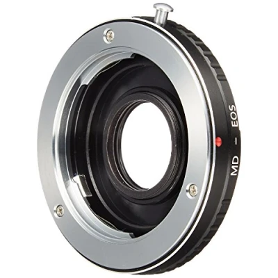 Afbeelding van K&amp;F Concept MD EOS EF high precision lens adapter Minolta MC op Canon camera