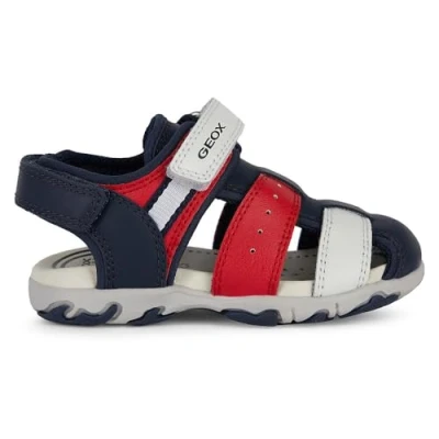 Afbeelding van Geox Baby Jongens B Flaffee Boy Sandaal, rood (navy red), 23 EU