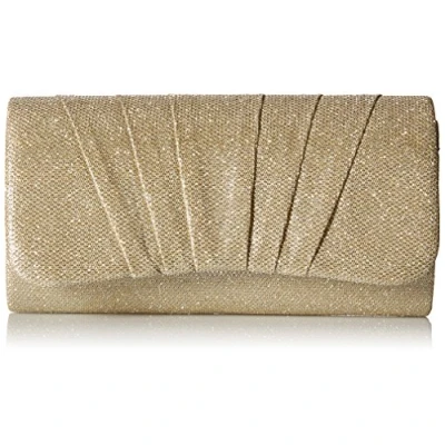 Afbeelding van Damara Shimmert Midden Vouwen Dames Clutch Handtas, goud, Large