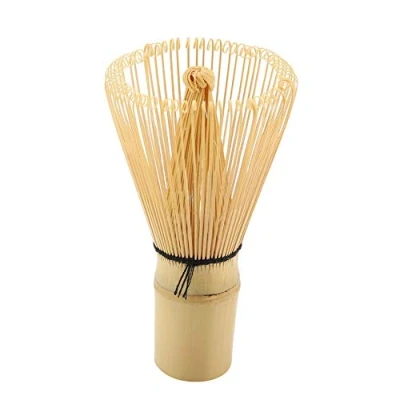 Afbeelding van Matcha Theeset, Natuurlijke Bamboe Thee Garde Chasen Voorbereiding Poeder Borstel Tool, voor Theeceremonie Drinken (achtig)