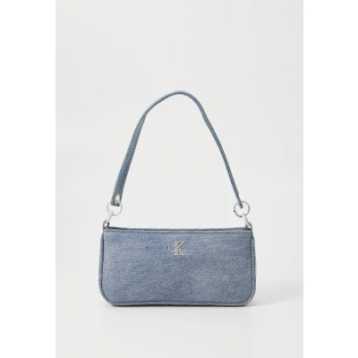 Afbeelding van Calvin Klein Jeans Shoulder Pouch Strap Handtas, Dames, Maat: One Size, Denim