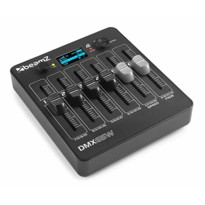 Afbeelding van BeamZ DMX65W 30 kanaals draadloze DMX controller op accu