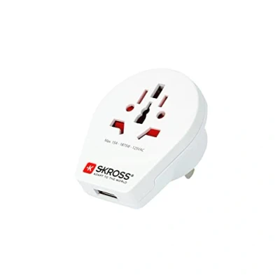 Afbeelding van Skross USB kabel 2.0 A stekker 1.20 m Wit Rond SKCA0004A MFI120CN