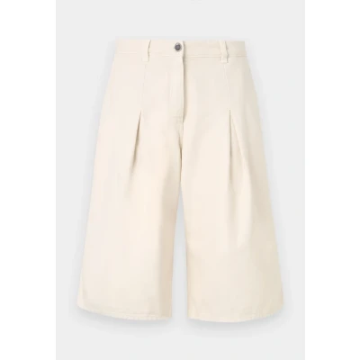 Afbeelding van Pinko Pascal Bermuda Jeansshort, Dames, Maat: 34, Bianco cigno