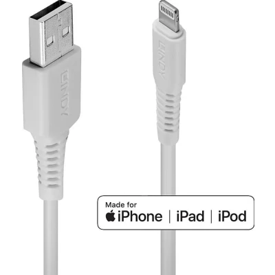 Afbeelding van Lindy 31328 USB kabel 3 m A Wit