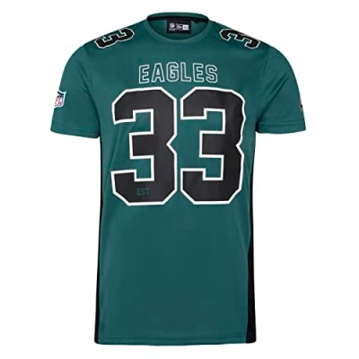 Afbeelding van New Era Philadelphia Eagles NFL Established Number Mesh Tee Green T Shirt XL