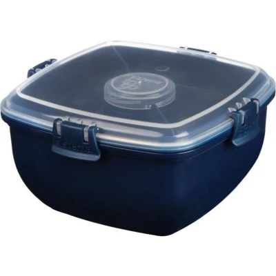 Afbeelding van Sistema Renew Saladebak + Bestek 1.1L