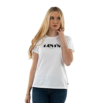 Afbeelding van Levi&#039;s THE Perfect TEE Tshirt basic, Dames, Maat: XXS, White