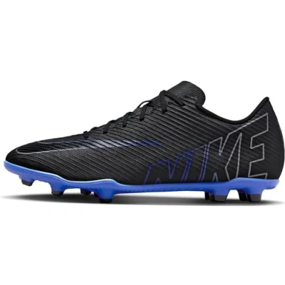 Afbeelding van Nike Performance Mercurial Vapor 15 CLUB MG Voetbalschoenen met Kunststof noppen, Heren, Maat: 46, Black/chrome/hyper royal