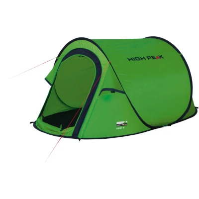 Afbeelding van High Peak Vision 2 Pop Up Tent Green Phantom Groen Bijzettenten