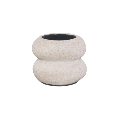 Afbeelding van STILL Waxinelichthouder Theelichthouder Maxi waxinelicht Aardewerk Dubbel Rond Light 8x10 cm