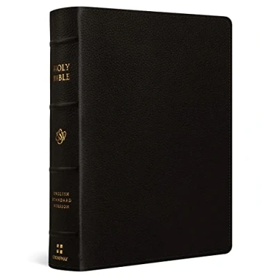 Afbeelding van Esv Single Column Journaling Bible, Large Print (Buffalo Leather, Deep Brown): Buffalo Brown
